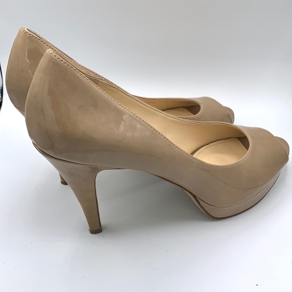 Enzo Angiolini Nude Heels Size 9 - Picture 5 of 16